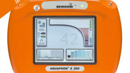 El sistema AQUAPHON® mejora y simplifica este proceso de localización con una técnica de medición y unos nuevos micrófonos de extraordinaria calidad, así como con funciones inteligentes de análisis y una representación práctica de los resultados en la pantalla.