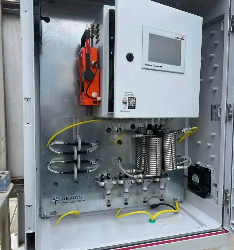 Instalación de MULTITEC® BIOCONTROL, de la firma alemana Sewerin